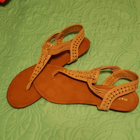 Madden Girl Shoes - Madden Girl Sandals sz 10 Rhinestones